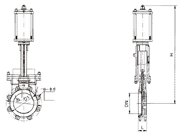 Pneumatic knife gate valve .png